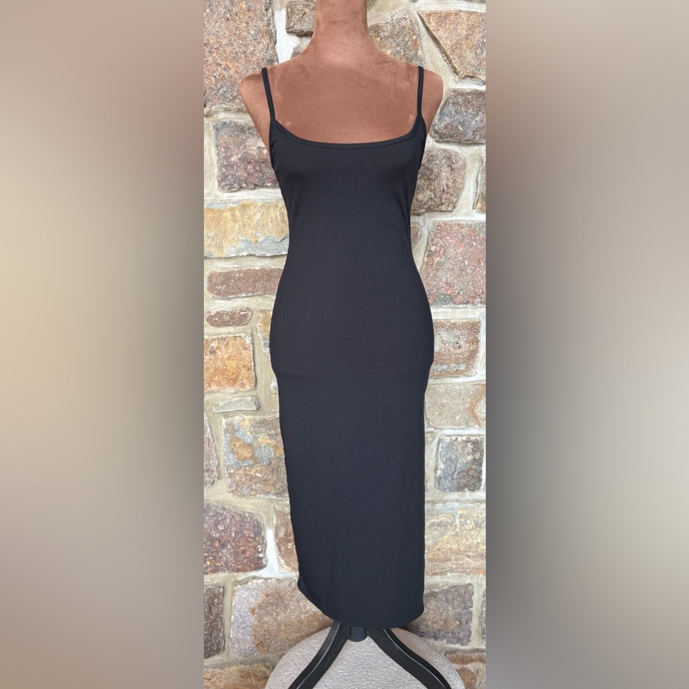 NASTY GAL RIBBED SLIP DRESS